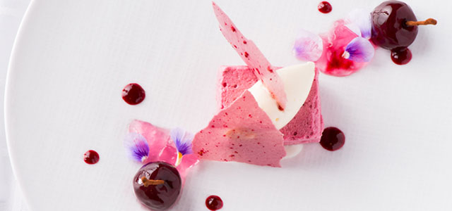 コースデザートの写真